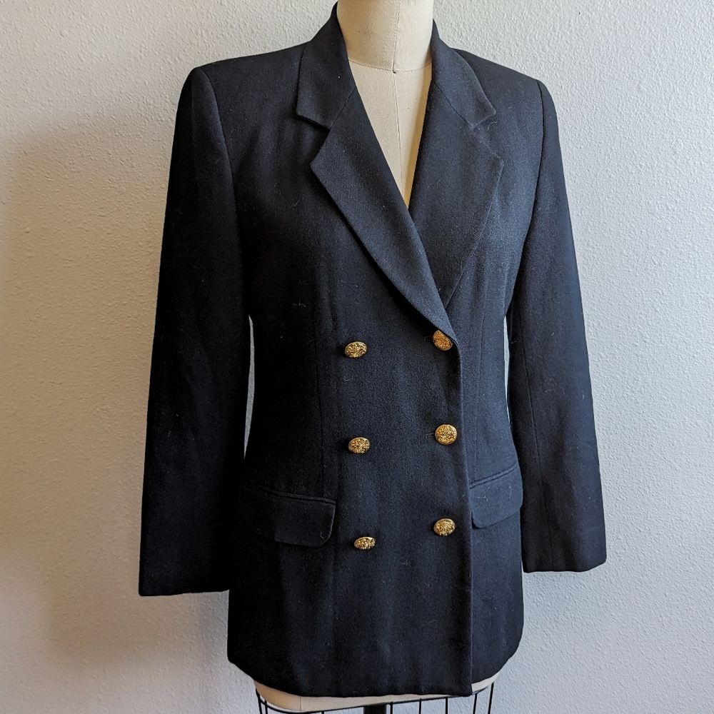 Vintage Black Wool Brooks Brother's Blazer